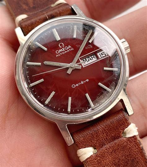 omega red dial watches|omega dials for sale uk.